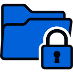 Icon Rechnungsdaten bleiben lokal auf dem eigenen Rechner, keine Cloud Anbindung, kein Online-Dienst